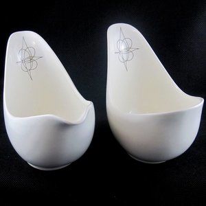 Vintage MCM Hallcraft  - Eva Zeisel Design, Fantasy Cream & Sugar